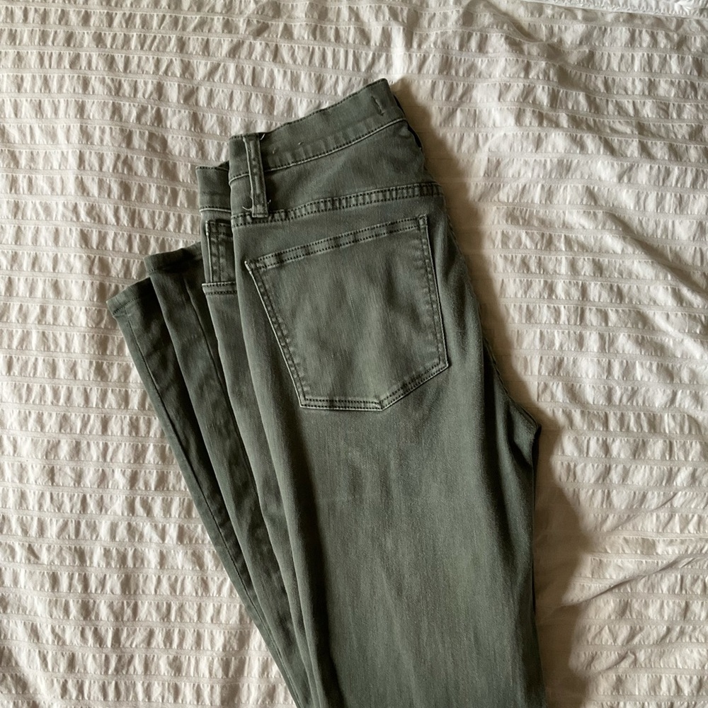 Madewell button fly skinny jeans